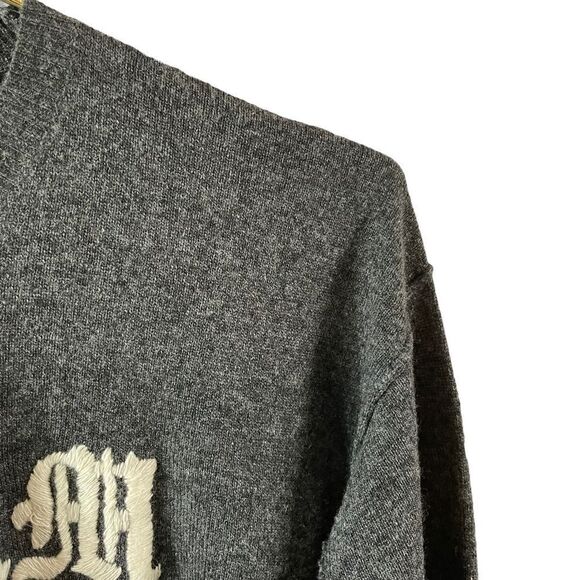 Pam & Gela Grey Wool Cashmere Blend "Dream" Sweater Size MED - Picture 5 of 13